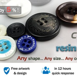 Biggest SALE 1000 Dyed RESIN Round 2-holes Kids Buttons Craft Buttons ...