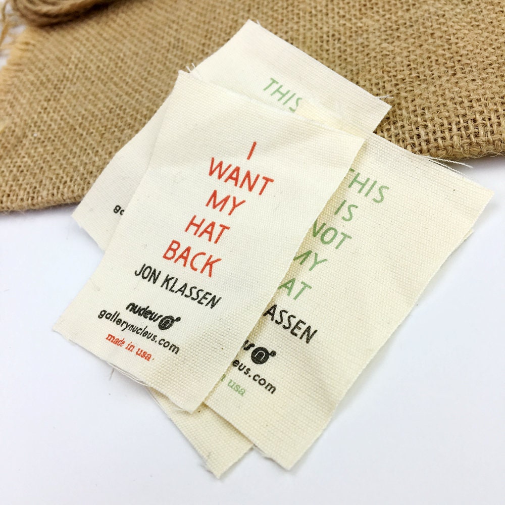 1000 Cotton Labels Sewing Tags Custom Organic Cotton Labels Etsy
