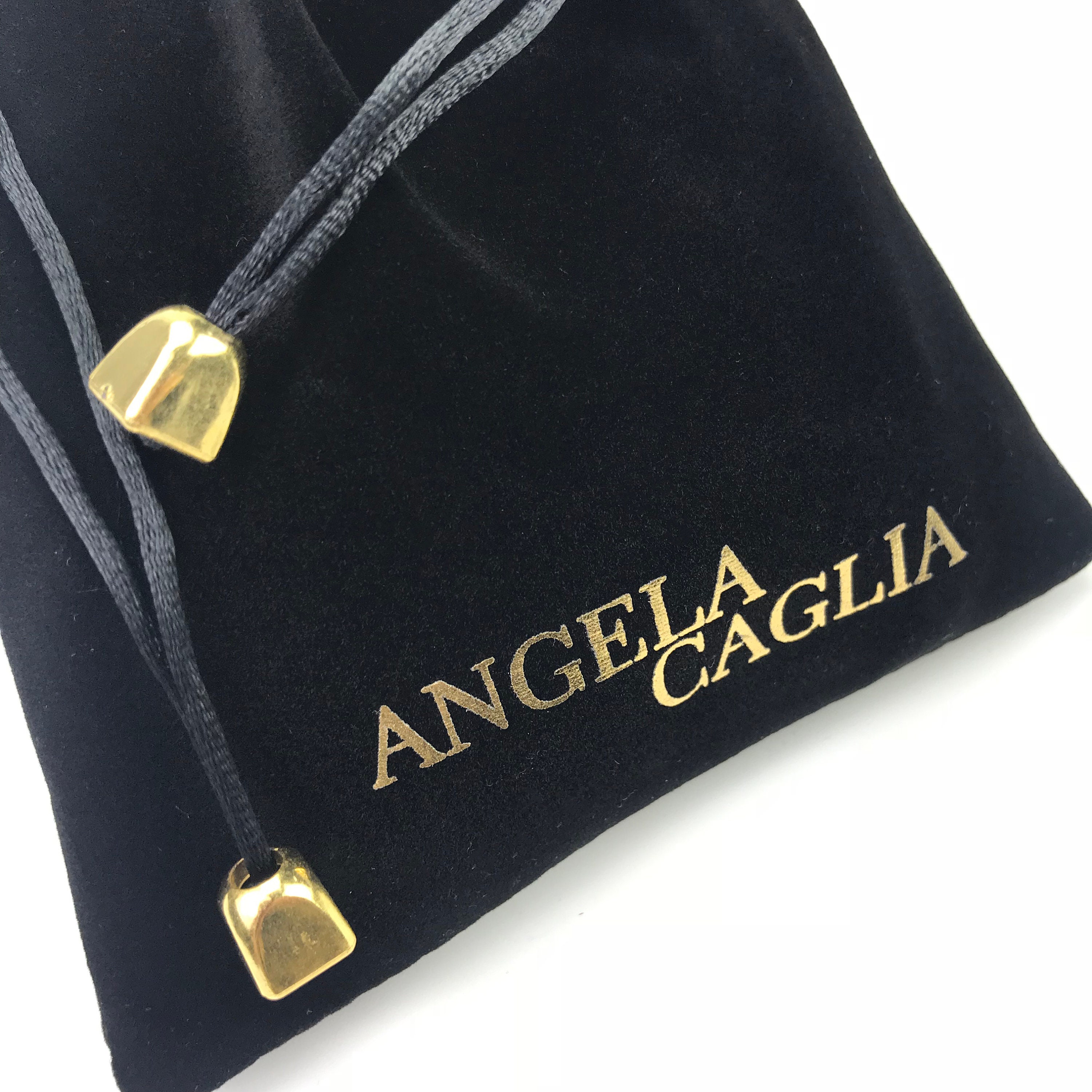 200 5x7Personalized black velvet bag Black velvet pouch Etsy