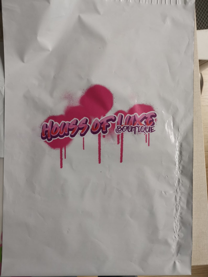 Custom Poly Mailer Bags With Logo Postal Bags With Full Color Etsy