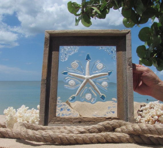 Beach Glass Sea Biscuits and Starfish #91