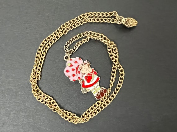 1980s Strawberry Shortcake Necklace - image 3