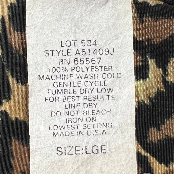 1980s Leopard Jacket- Size Large - image 3
