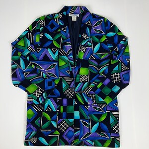 1980s Kensington Square VTG Printed Blazer