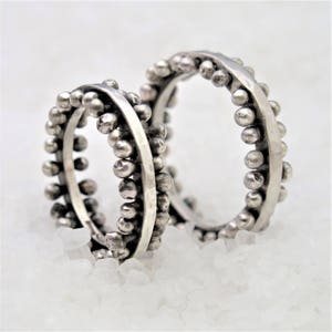 Wedding rings set wedding rings silver rustic
