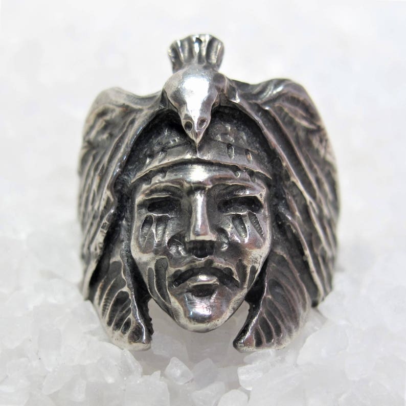Silver Johnny Depp Ring the Lone Rangers Indian Ring Tonto | Etsy