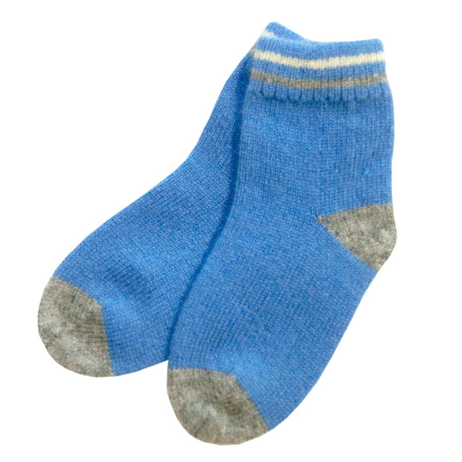 Baby Socks, 100 Cashmere, Blue Etsy