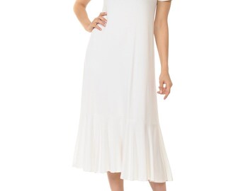 Ivory Tiered Organza Ruffle Addison