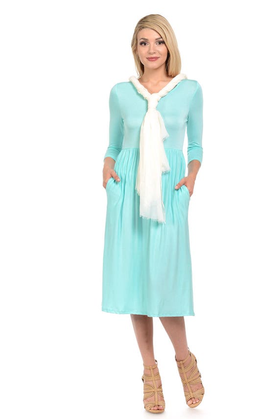 Mint fit and flare dress cheap