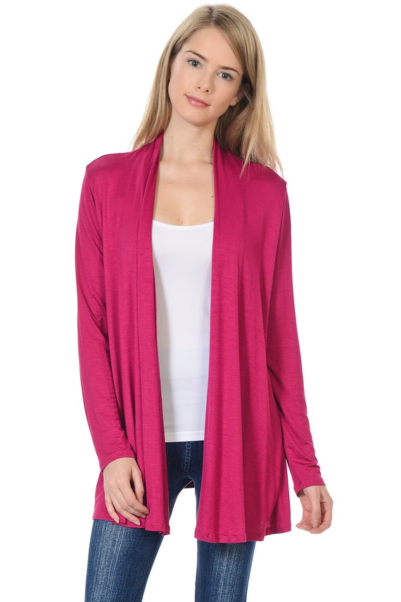 rayon spandex cardigan