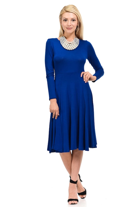 Fit and sales flare dress ireland