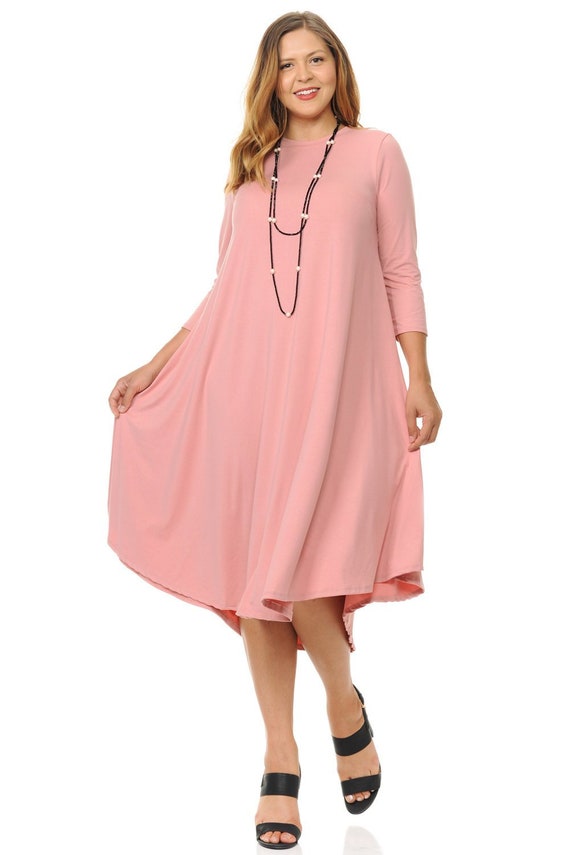 Mauve plus size dress cheap