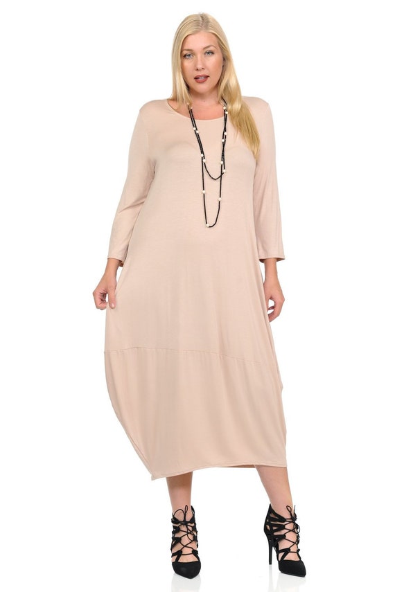 cocoon midi dress