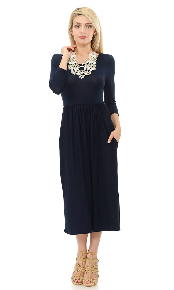 fit flare dress with pockets