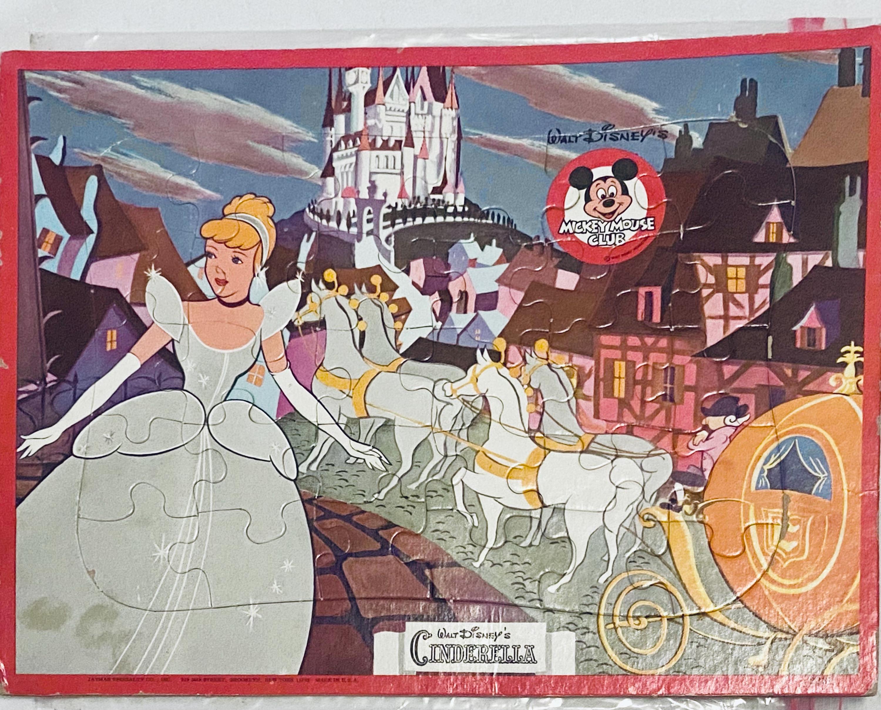 Vintage Cinderella Puzzle - Etsy