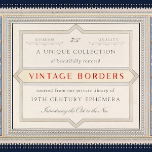 Vintage PNG Frames and Borders Bundle, Victorian Transparent Frames for all Design Projects, A Set of 66