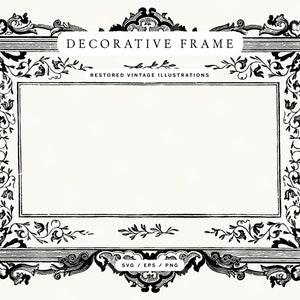 Viktorianische Hochzeitseinladung, Rahmen Clipart in PNG-, SVG- und EPS-Formaten - Vektor-Clipart für Einladungen und Designprojekte