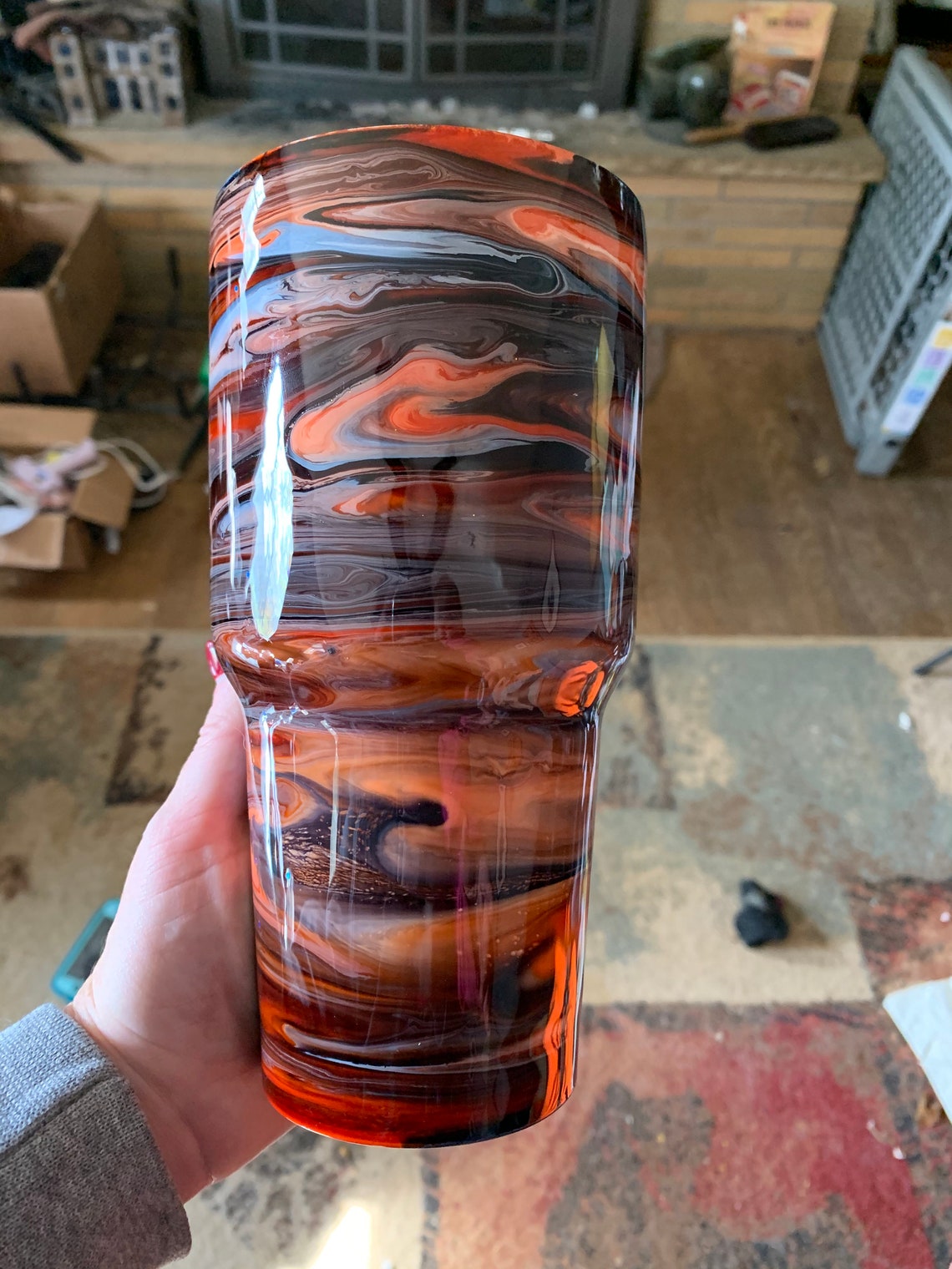 Handmade Custom Epoxy Tumblers Etsy