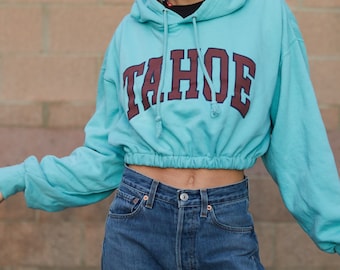 Lake Tahoe Cropped Hoodie