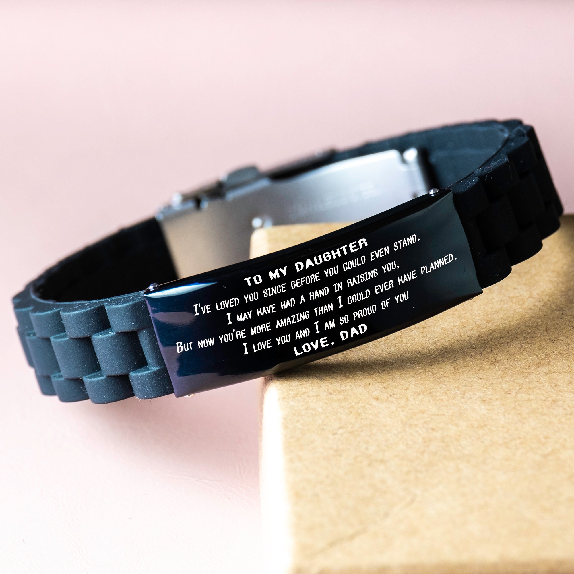 To My Daughter Braceleti ve Loved You Since Etsy UK