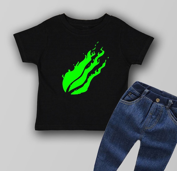 Green Prestonplayz Shirt For Kids Youth Green Fire Nation Etsy