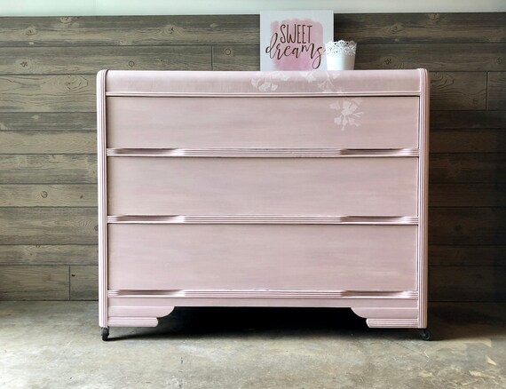 Sold Sold Vintage 1940 S Waterfall Dresser