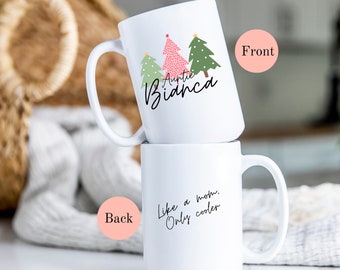 Auntie Christmas mug, auntie mug, Christmas gifts