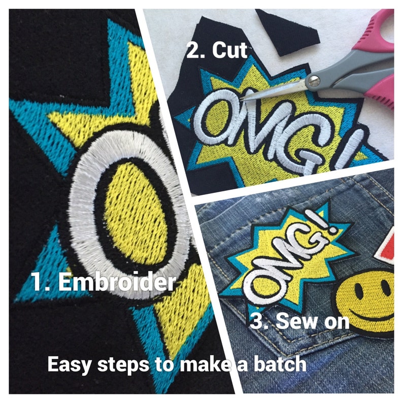 Hashtag Embroidery Design for Patch Etsy