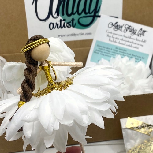 Angel Fairy Kit DIY Angel Flower Fairy Doll Making Kit Etsy