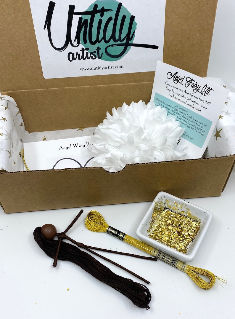 Angel Fairy Kit DIY Angel Flower Fairy Doll Making Kit Etsy