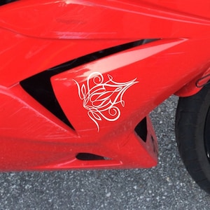 pinstripe decals, motorcycle helmet decal, car bumper decal, window stickers, ornament stickers, tuning decals, scooter stickers