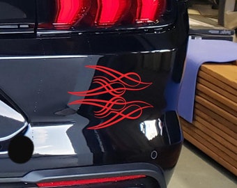 pinstripe decals, motorcycle helmet decal, car bumper decal, window stickers, ornament stickers, tuning decals, scooter stickers