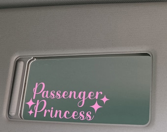 Bonita calcomanía de princesa para espejo retrovisor de pasajero, calcomanía de chica sexy, calcomanía elegante para espejo retrovisor de auto, calcomanía de vinilo removible para auto.