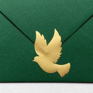 20 faveurs de baptême, autocollants de colombe, joints d’enveloppe de Noël, emballage cadeau, autocollants de colombe, étiquettes adhésives, décor d’invitation de baptême de bébé