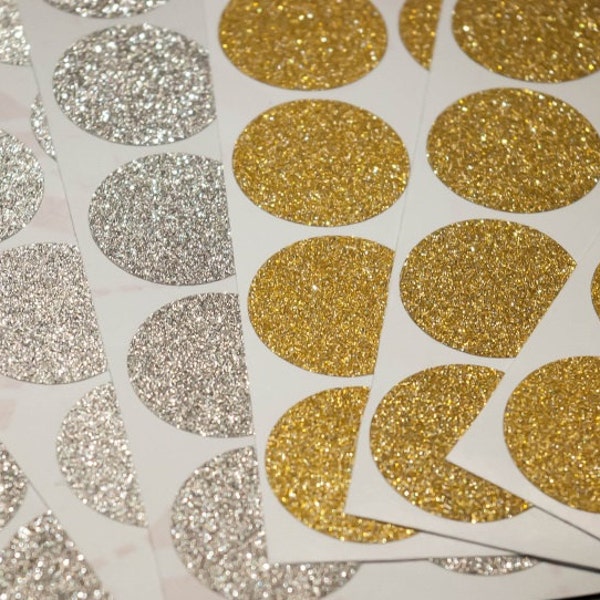 Gold Glitzer Polka Dots, abnehmbare Tapete Home Dekor, silber Punkte Kreise Kinderzimmer Dekor, Punkte Aufkleber, Gold Glitzer Wand Dekor, glänzend gold