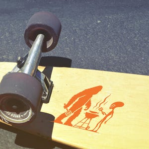 Bigfoot and Alien Decal: Sasquatch Sticker - yeti Car, Laptop, Van