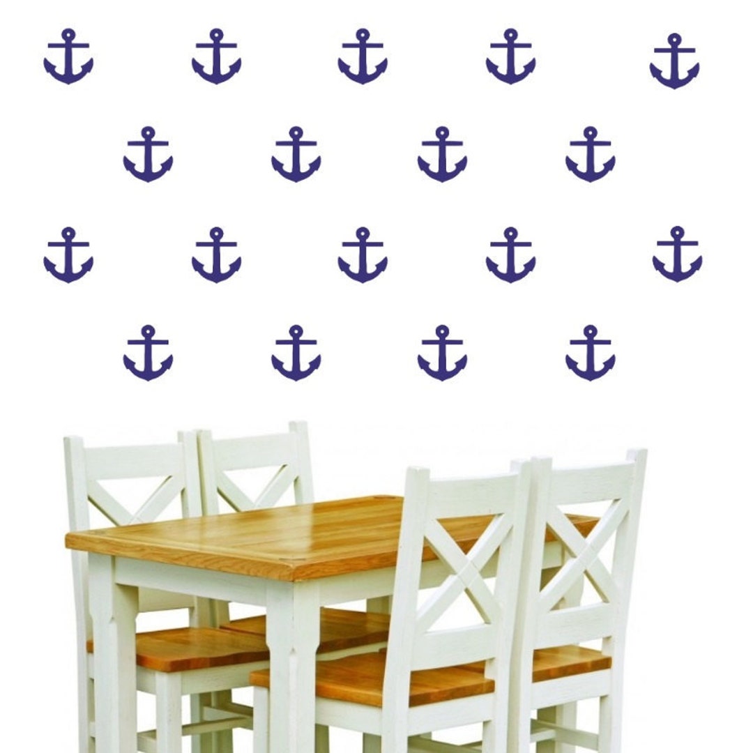 20 Anchor Stickers, Anchor Decal, Nautical Nursery Decal, Anchors ...