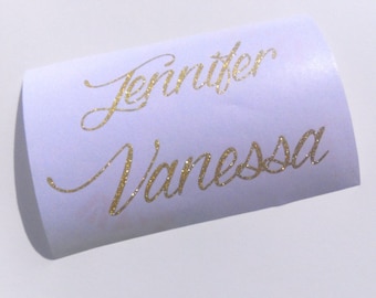 nome personalizzato decalcomania glitter, decalcomania macbook, adesivo personalizzato nome laptop, lettere in vinile, adesivo laptop, bling nome personalizzato, frase
