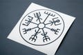 Norse rune compass decal, norse rune sticker, viking wall decoraton, wall stickers, pagan symbols, compass decal product logo