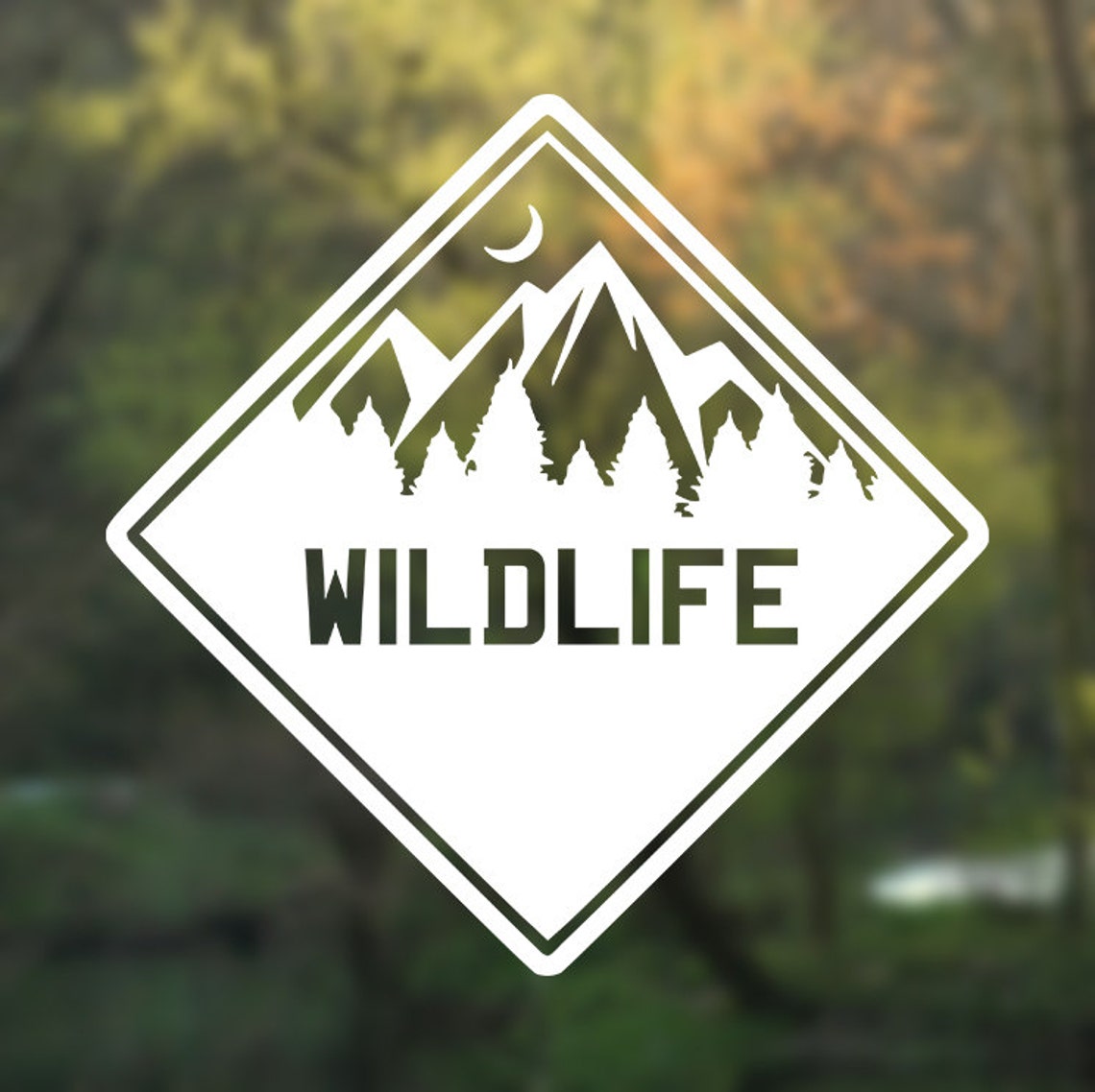 Wildlife Vinyl Decal Car Sticker Laptop Sticker Window & Etsy