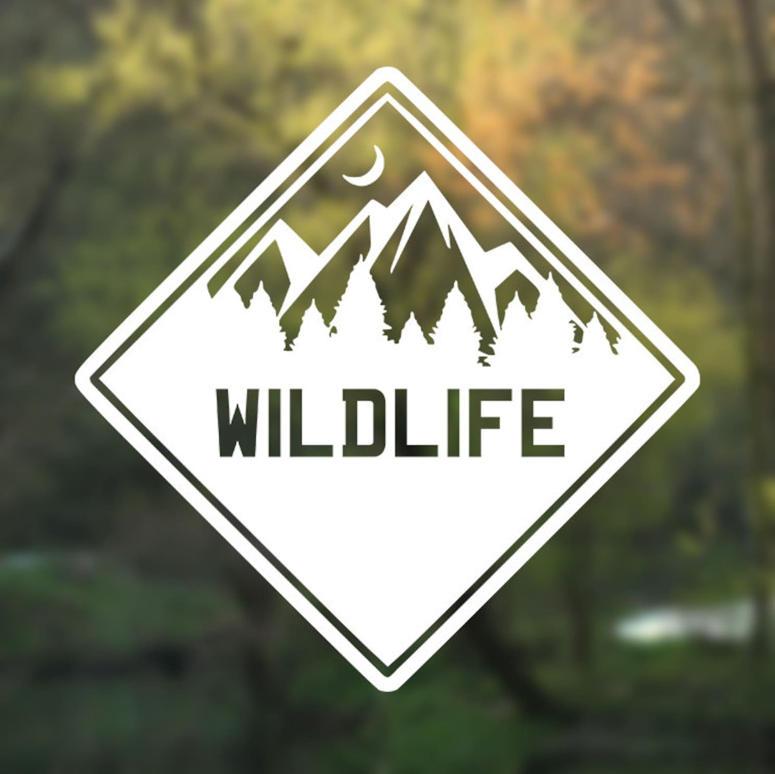 Wildlife Vinyl Decal Car Sticker Laptop Sticker Window & Etsy