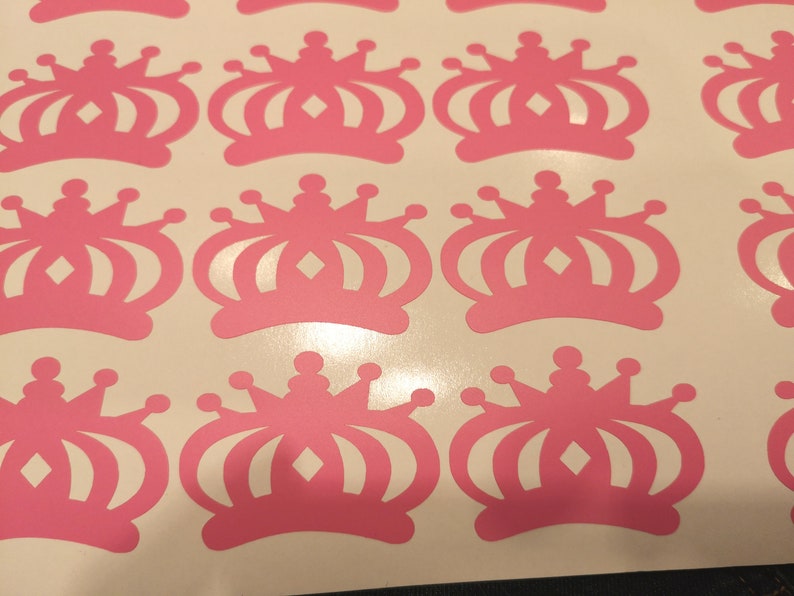 20 Gold Crown Stickers Vinyl Stickers Gold Envelope Seals Etsy