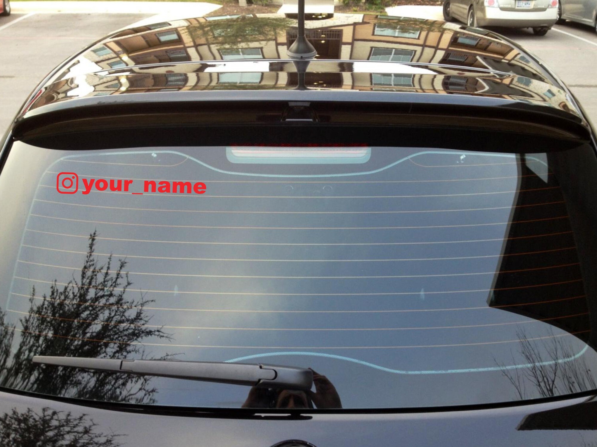 Instagram Sticker Decal, Car Sticker, Removable Vinyl Decal for Car ...