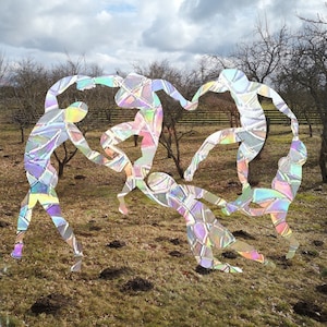Henri Matisse Dance suncatcher, matisse dance window decal, rainbow maker, suncatcher for window, rainbow suncatcher sticker