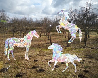 Details about 3D Horse Riding 61NAO Window Film Print Sticker Cling Stained Glass UV Block Fay Details about 3D Horse Riding 61NAO Window Film Print Sticker Cling Stained Glass UV Block Fay