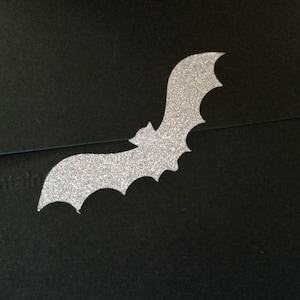 20 autocollants de chauve-souris à paillettes, autocollants d’Halloween, décor de fête de chauve-souris, anniversaire de chauve-souris, ailes de chauve-souris à paillettes dorées, sceau d’enveloppe de chauve-souris