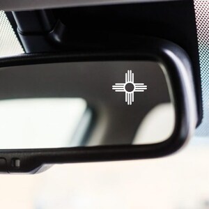 Zia symbol decal, car sticker