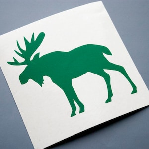 moose Decal, Car decal, Window Wall Bumper Phone Laptop, wall stickers, wall art, animal decals, wall stickers