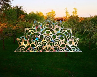 medio mandala suncatcher, calcomanía de ventana mandala, fabricante de arco iris, suncatcher para ventana, pegatina arco iris suncatcher, ventana adhesiva