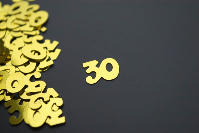 100 30th Birthday Decorations Gold Confetti Dirty 30 Party Etsy Ireland